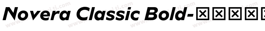 Novera Classic Bold字体转换